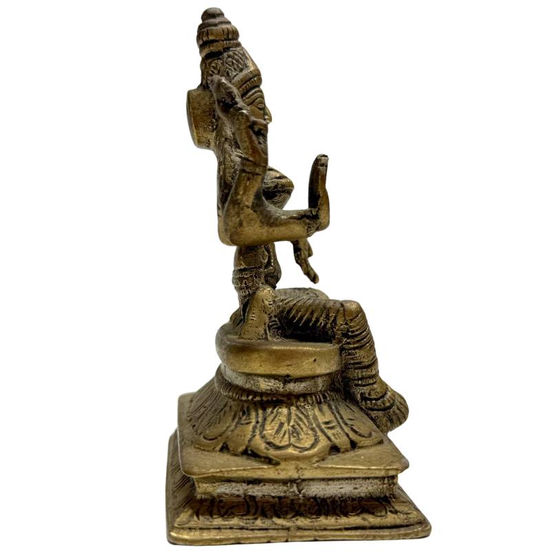Bronzestatue der hinduistischen Göttin Lakshmi, der Göttin des Reichtums und des Wohlstands
