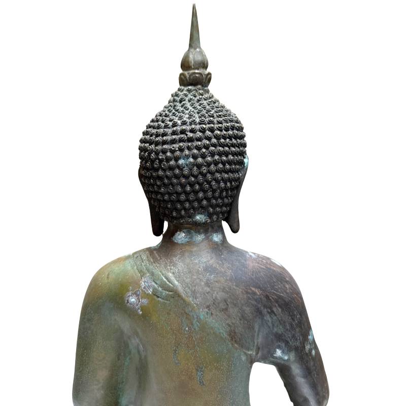 Historische chinesische Buddha-Statue aus Bronze