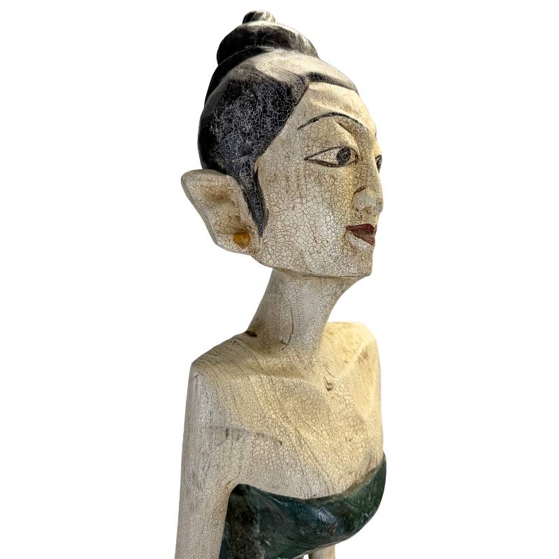 Indonesisches Kulturerbe dargestellt in einem hochwertigen Skulpturenpaar.
