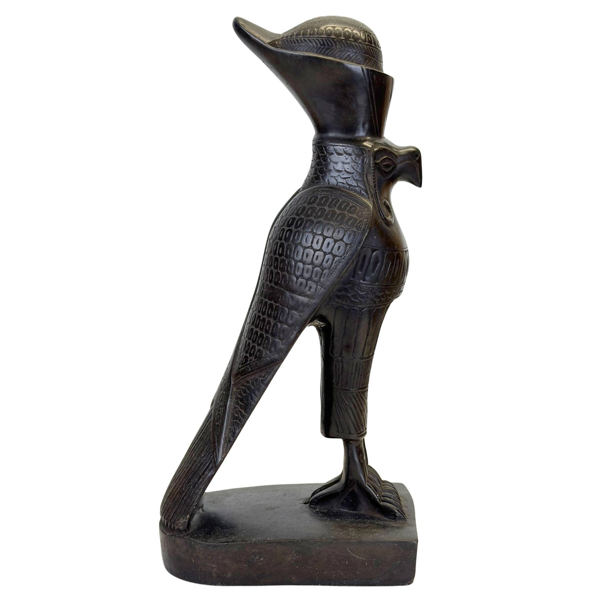 Horus-Statue, inspiriert von der Kunst des alten Ägypten