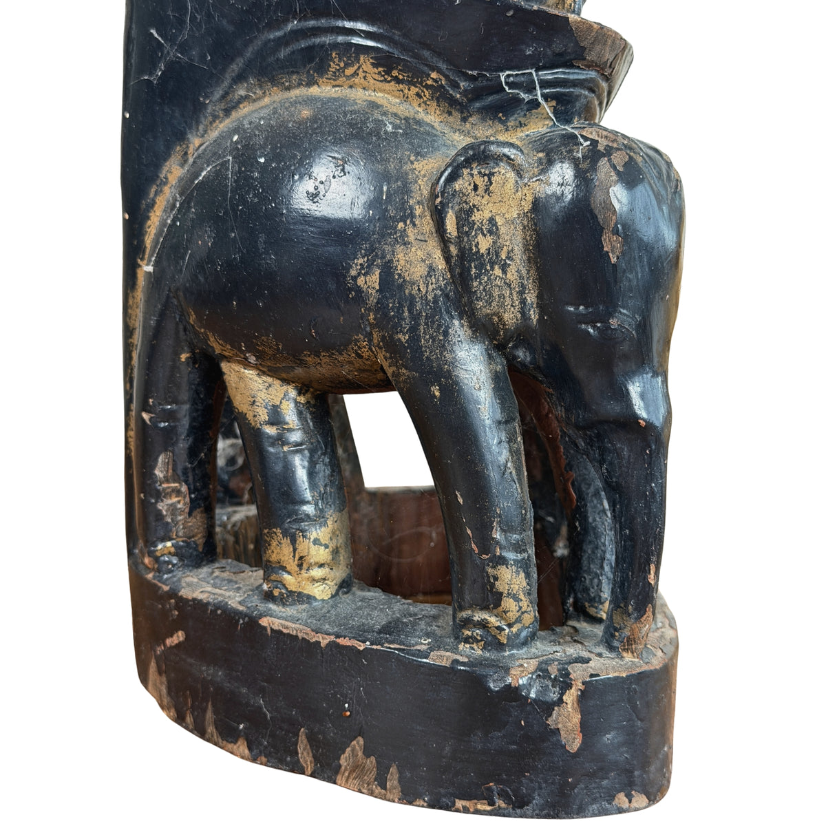 Elefant an der Seite des Throns, Detail