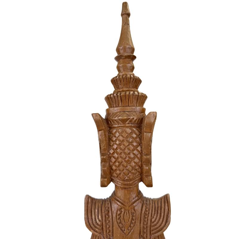 Antike hölzerne Thepanom-Statue, Thailand-Dekorationsobjekt