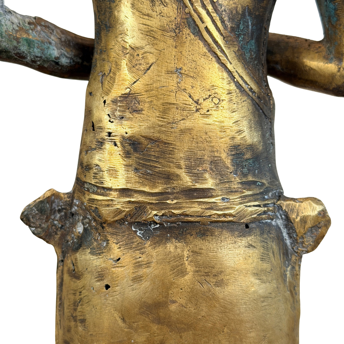 Taille en gordel aan de achterzijde, detail