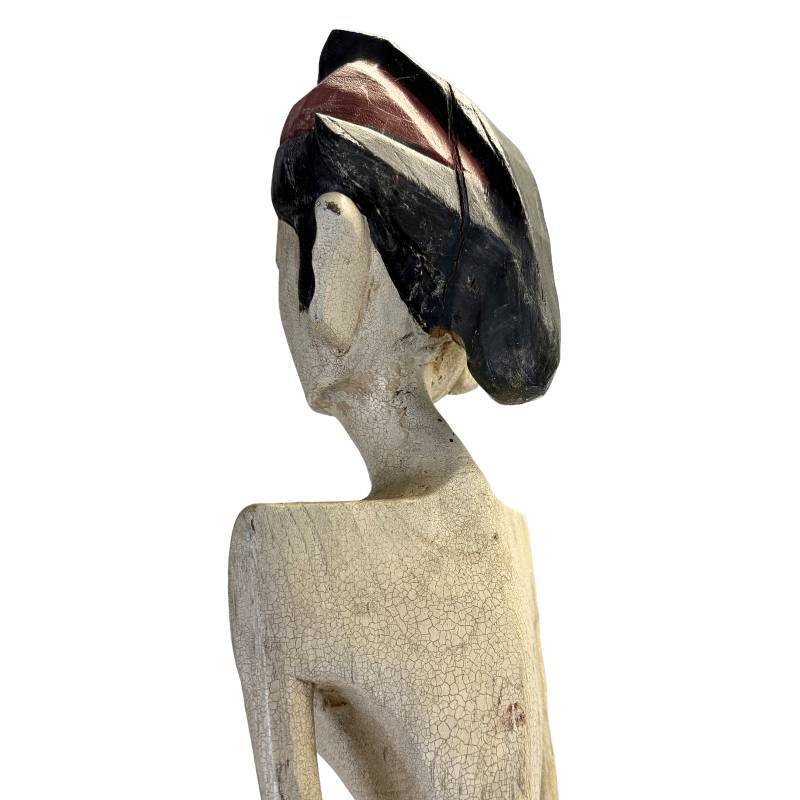 Indonesische Antiquitäten von Investitionswert: einige 100 cm große Statuen.