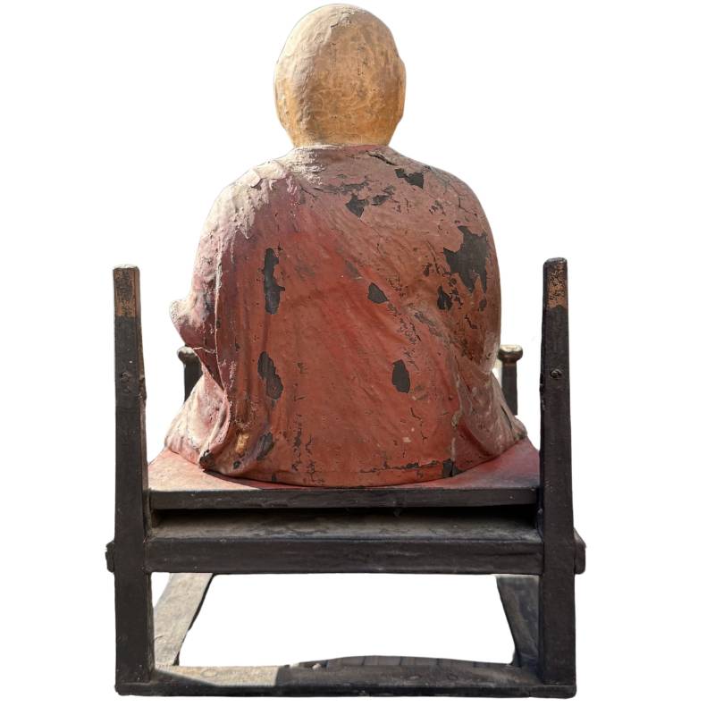 Mönchsstatue aus der japanischen buddhistischen Tradition