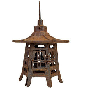 Japanische Tōrō-Laterne aus Gusseisen – 24 cm