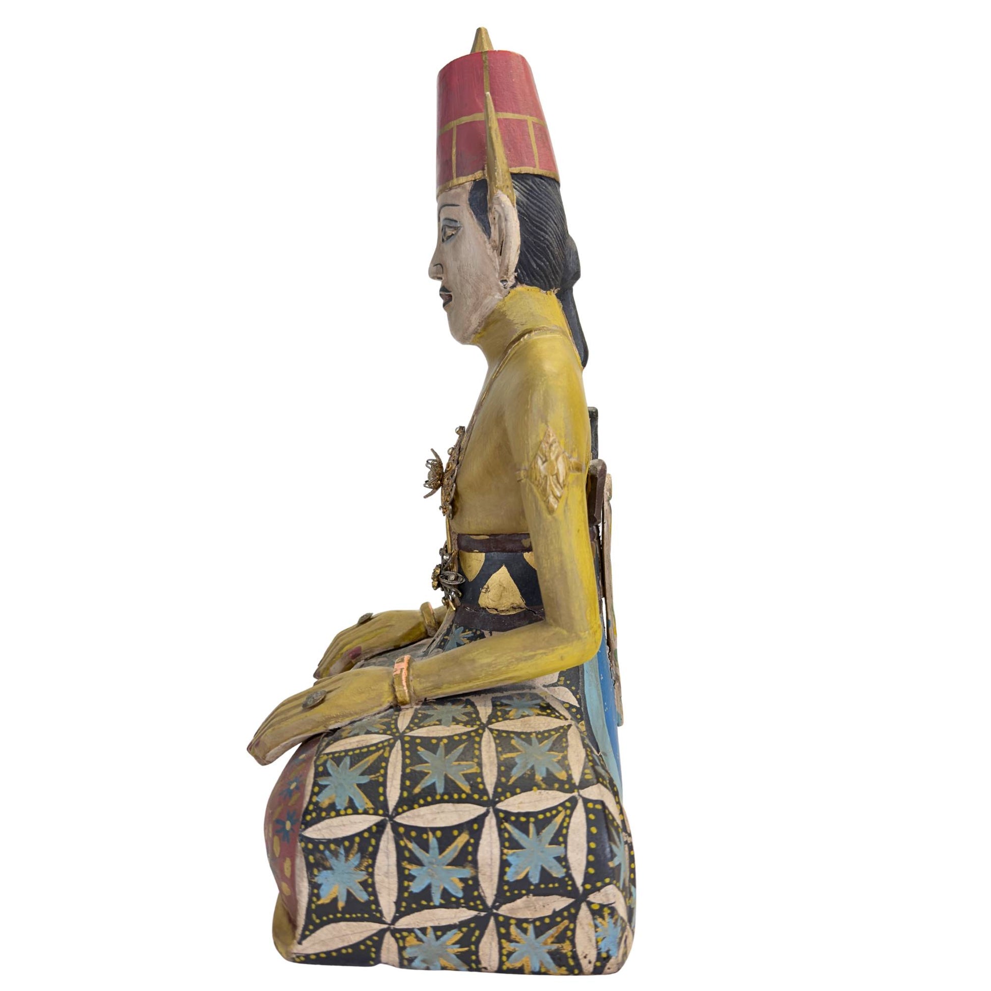 Traditionelle javanische Hochzeitsstatuen als Symbol des ehelichen Glücks.