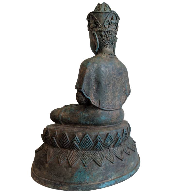 Khmer-Bodhisattva mit bronzener Kundika