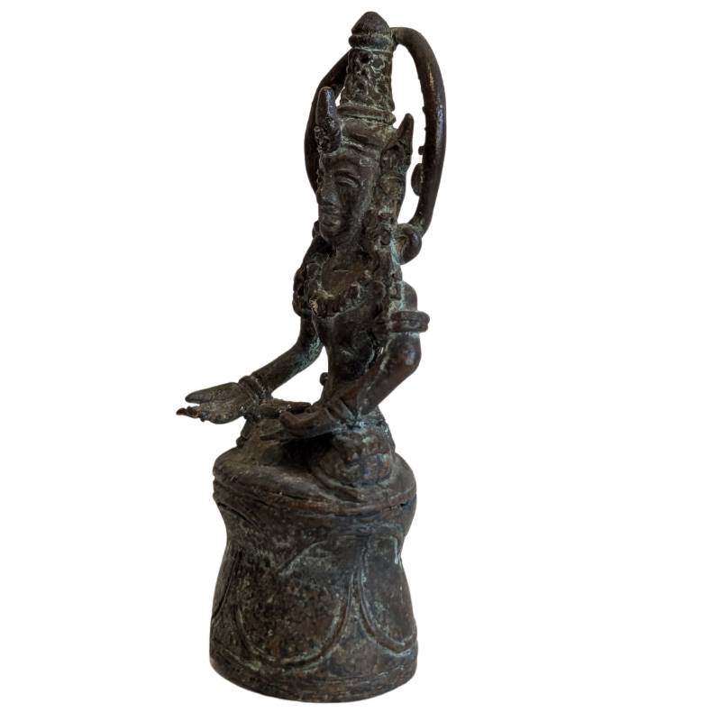 Alte Khmer-Reisedarstellung eines buddhistischen Bodhisattva