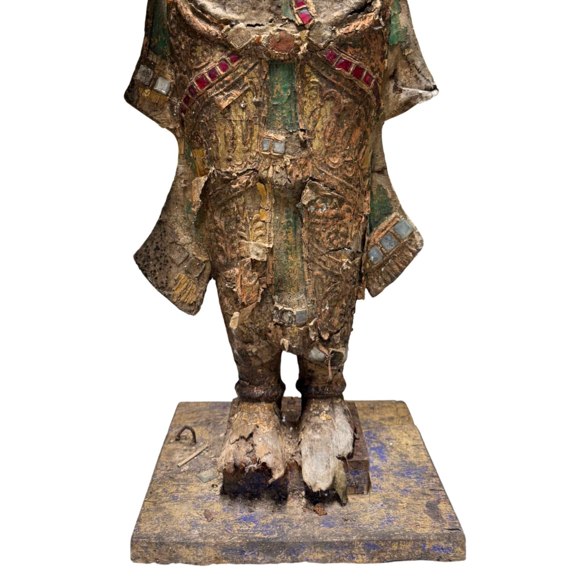 Krishna-Statue, die spirituelle Anziehungskraft, Freude und Verbundenheit symbolisiert