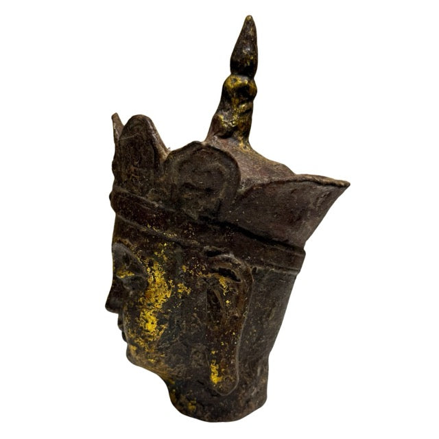 Zwei Ksitigarbha Dizang Pusa-Köpfe, chinesisch-buddhistisches Erbe, 18.–19. Jahrhundert