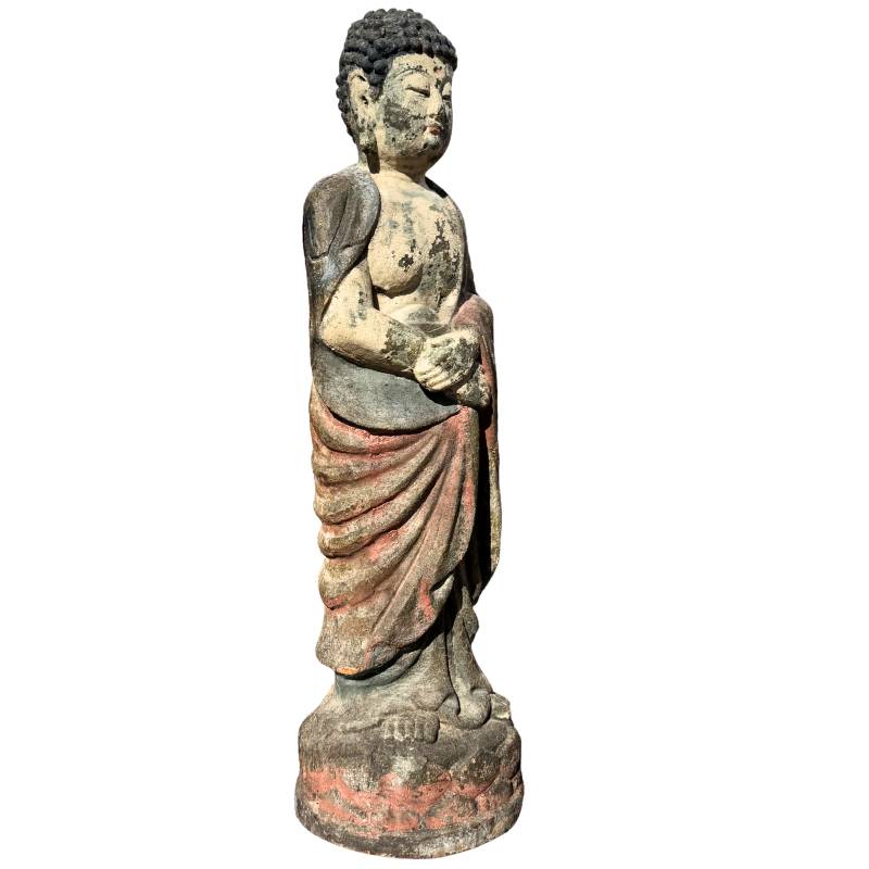 Holzstatue des Bodhisattva Kwan Yin