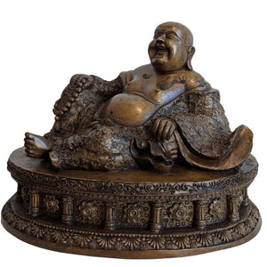 Lachender Buddha (Budai) aus Bronze – Glückssymbol Los 141