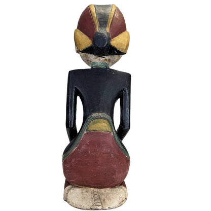 Monumentale javanesische Hochzeitsfiguren mit einer Höhe von 51 cm.