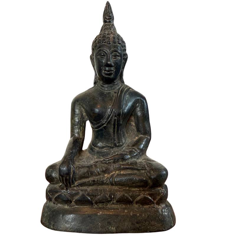 Luxuriöses asiatisches Buddha-Set aus Bronze im Antik-Stil, 341 geprüft