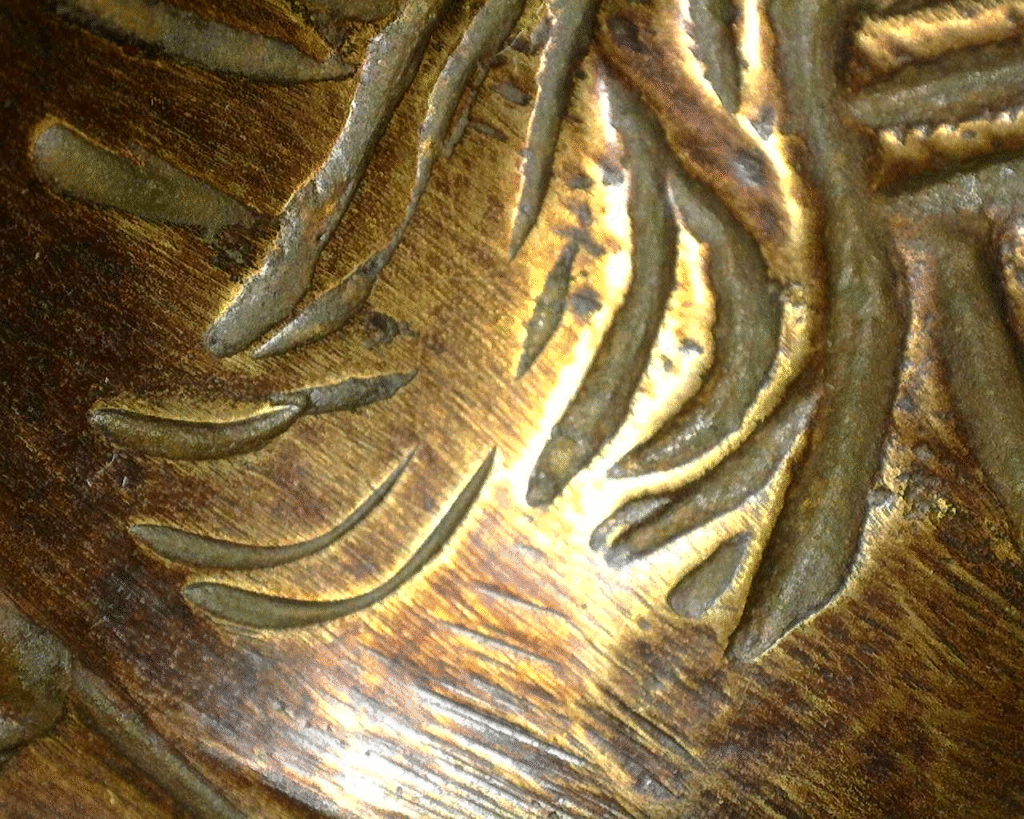 Antike Himalaya-Manjushri-Statue aus Bronze