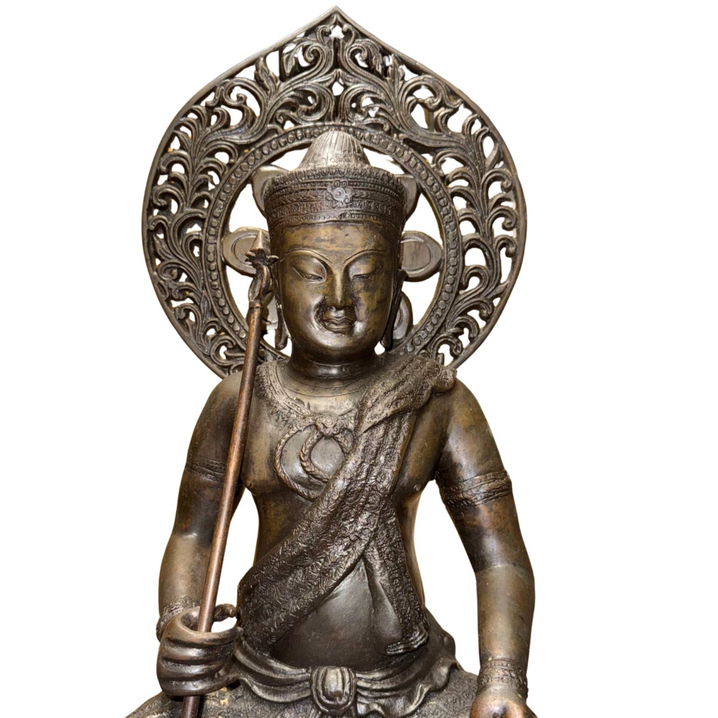 Bronzener Manjushri als kraftvolles Symbol für Weisheit, Einsicht und innere Führung