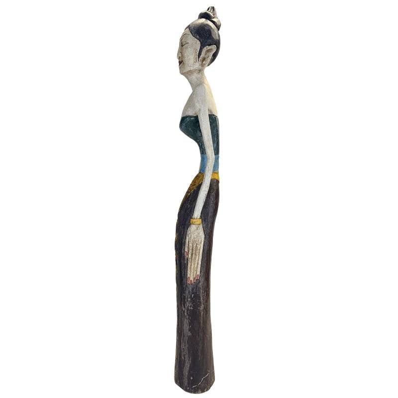 Monumentales Ensemble javanischer Hochzeitsikonen, 100 cm hoch.