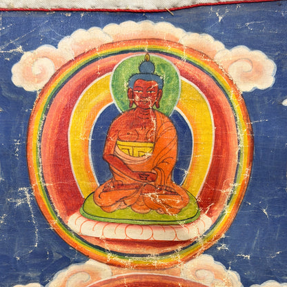 Monumentaler nepalesischer Thangka von Rakta Tara, 120 cm