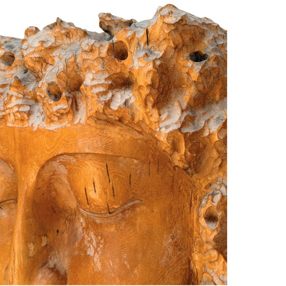 Monumentale Holz‑Wandskulptur für exklusives Interieur