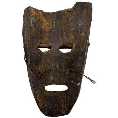 Traditionelle Himalaya-Maske aus Nepal mit langem und schmalem Gesicht