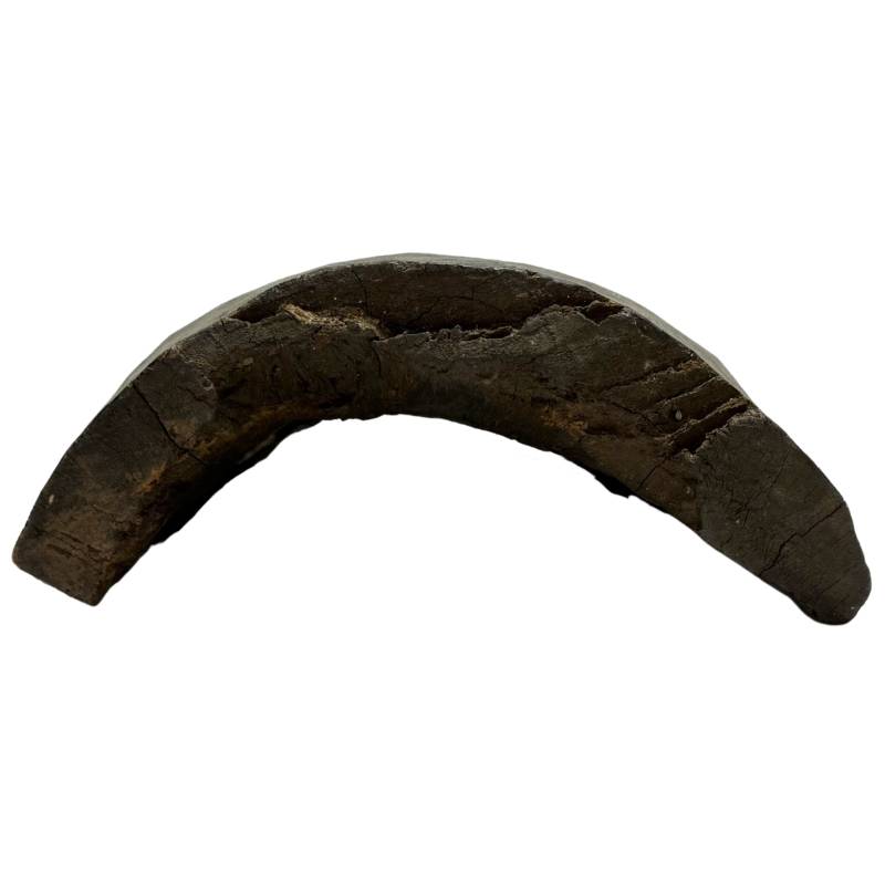 Traditionelle Holzmaske aus Nepal mit länglicher Form