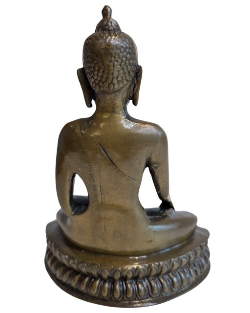 Nepalesische Buddha-Statue aus Bronze