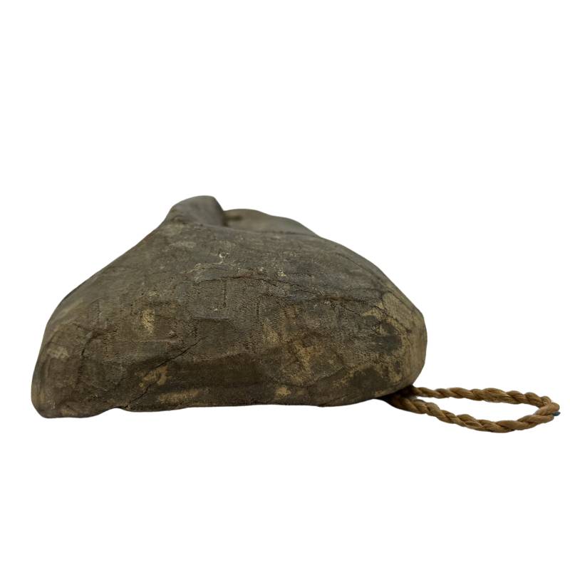 Authentische nepalesische Holzmaske mit originalen Kordeln und Patina