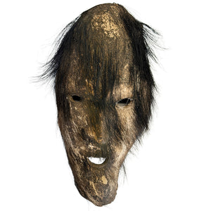 Nepalesische Schamanenmaske aus Yakleder – Gurung/Magar – Mitte 20. Jh.