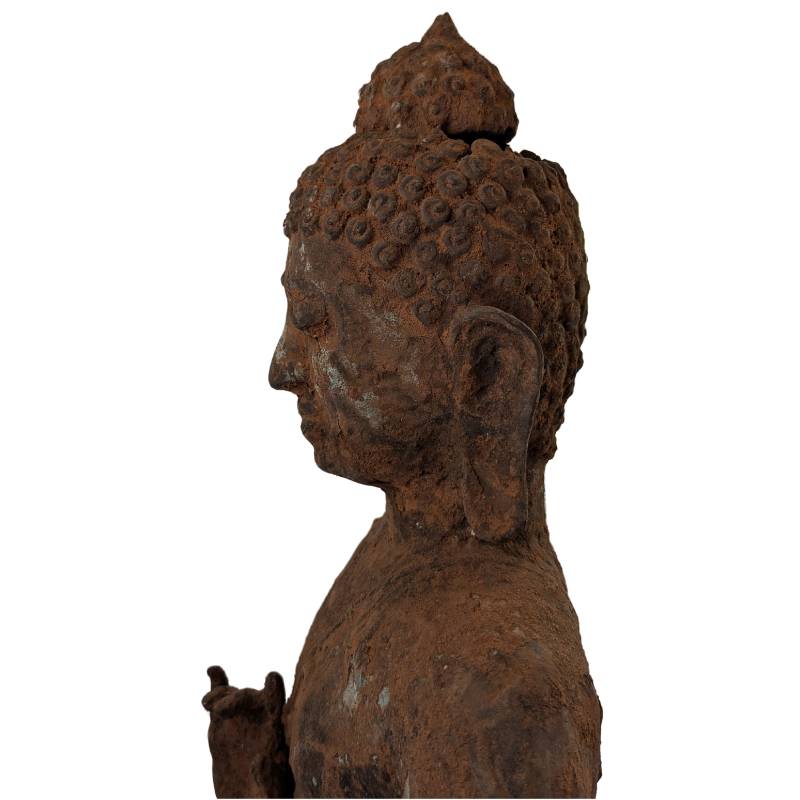 Südostasien Burma Alt Buddha Statue Bronze Meditation Mudra 1stbuddha