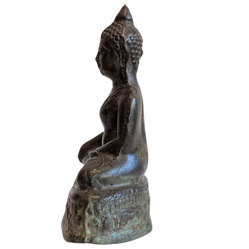 Alte Buddha-Statue aus Bronze