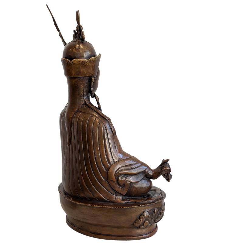 Bronzestatue von Padmasambhava aus dem Himalaya, Vajrayana-Buddhismus