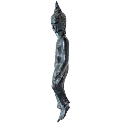 Liegender Buddha mit Hand unter dem Kopf in Parinirvana‑Haltung aus Thailand