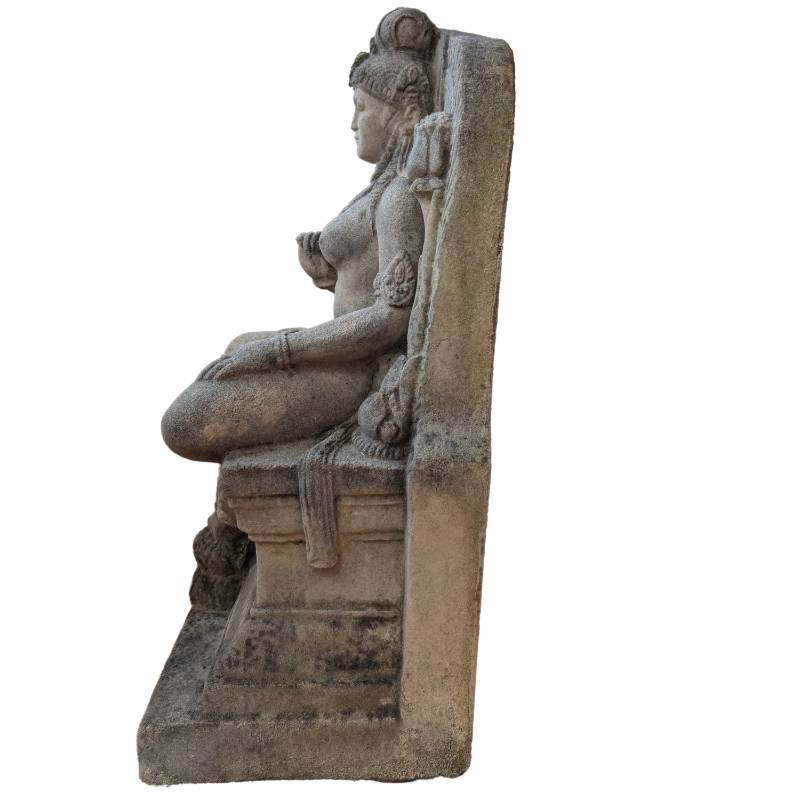 Profil der Tara-Sandsteinstatue für exklusive Gartendekoration