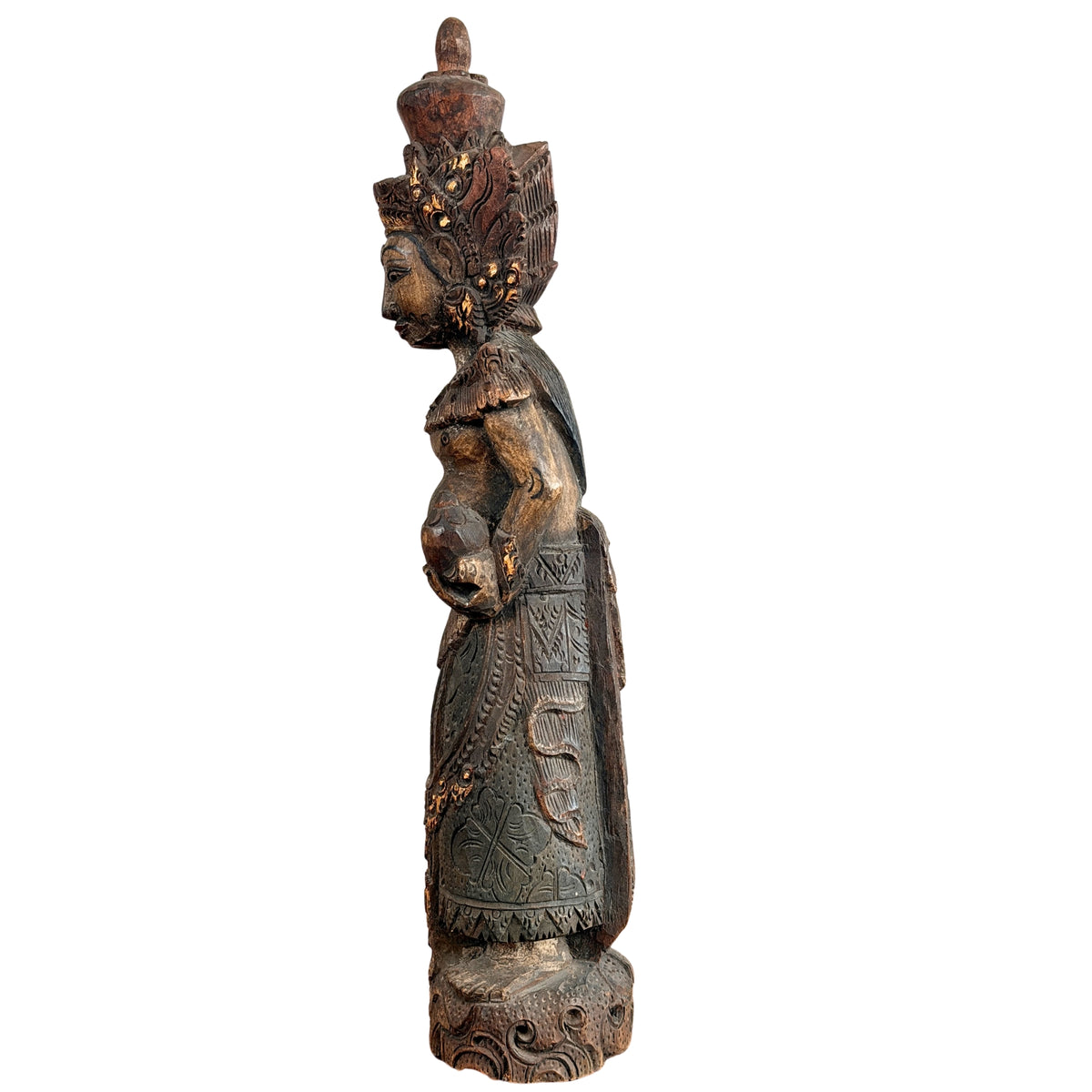 Stehende Figur im Profil, Gegenseite
