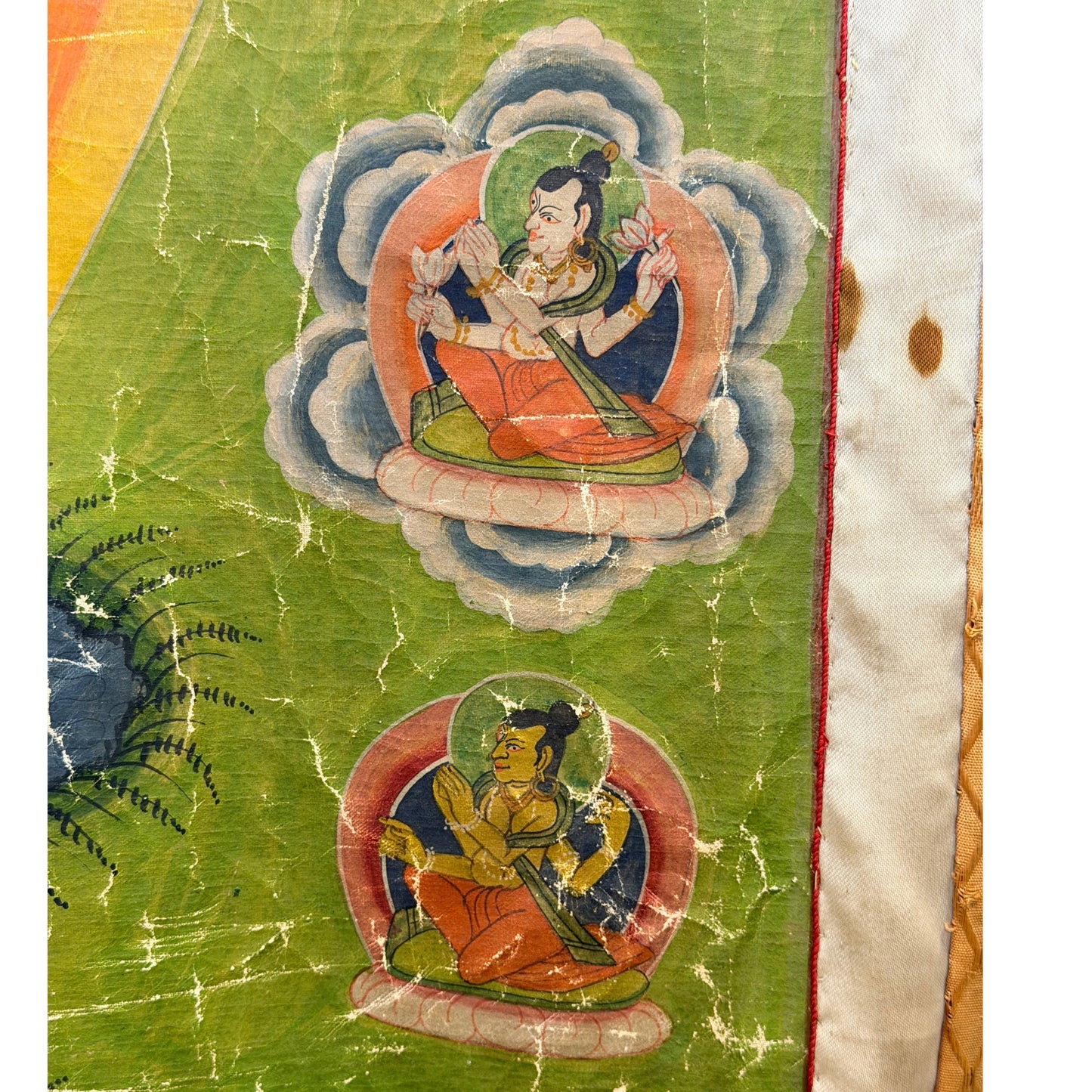 Rakta Tara in antiker buddhistischer Kunst aus Nepal