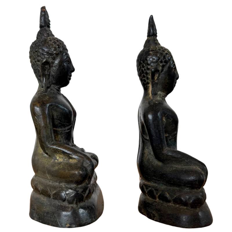 Buddha-Bronze im Rattanakosin-Stil, Thailand, rituelle Verwendung