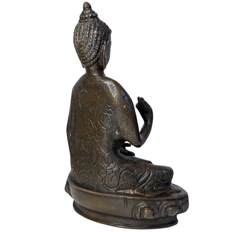 Religiöse Buddha-Statue aus Bronze