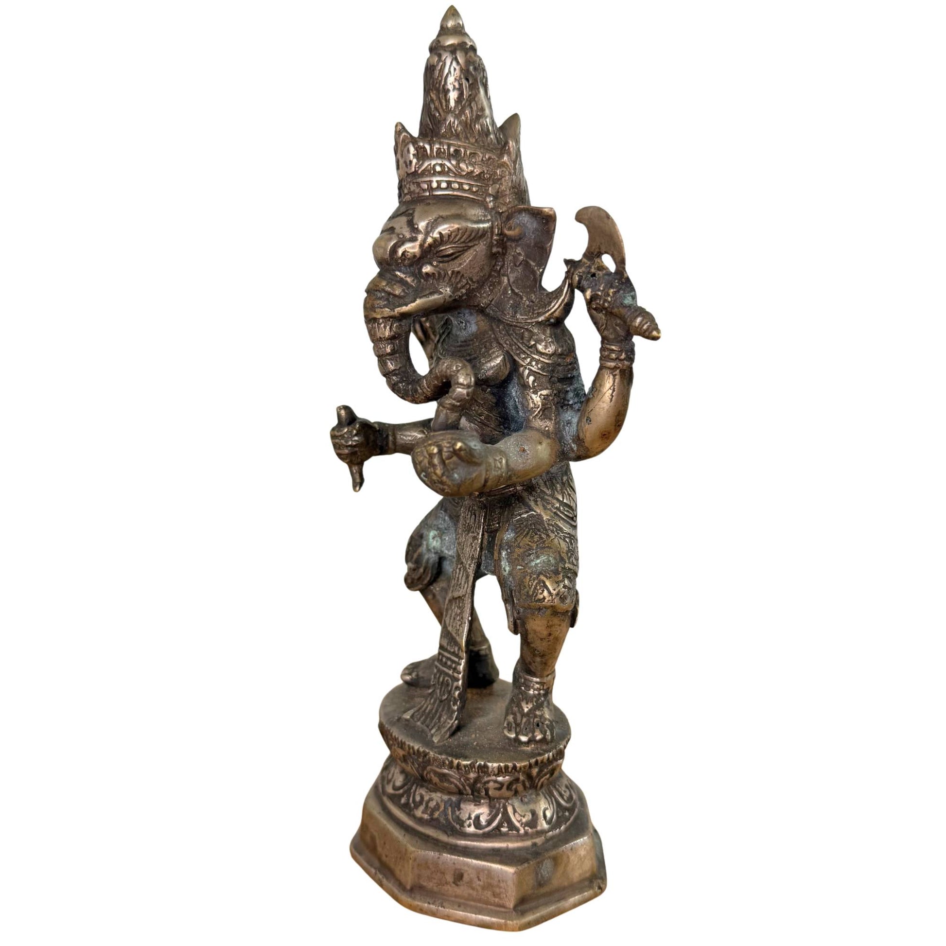 Ganesha mit der Schale Modaks, dem Symbol der inneren Freude der Selbstverwirklichung.