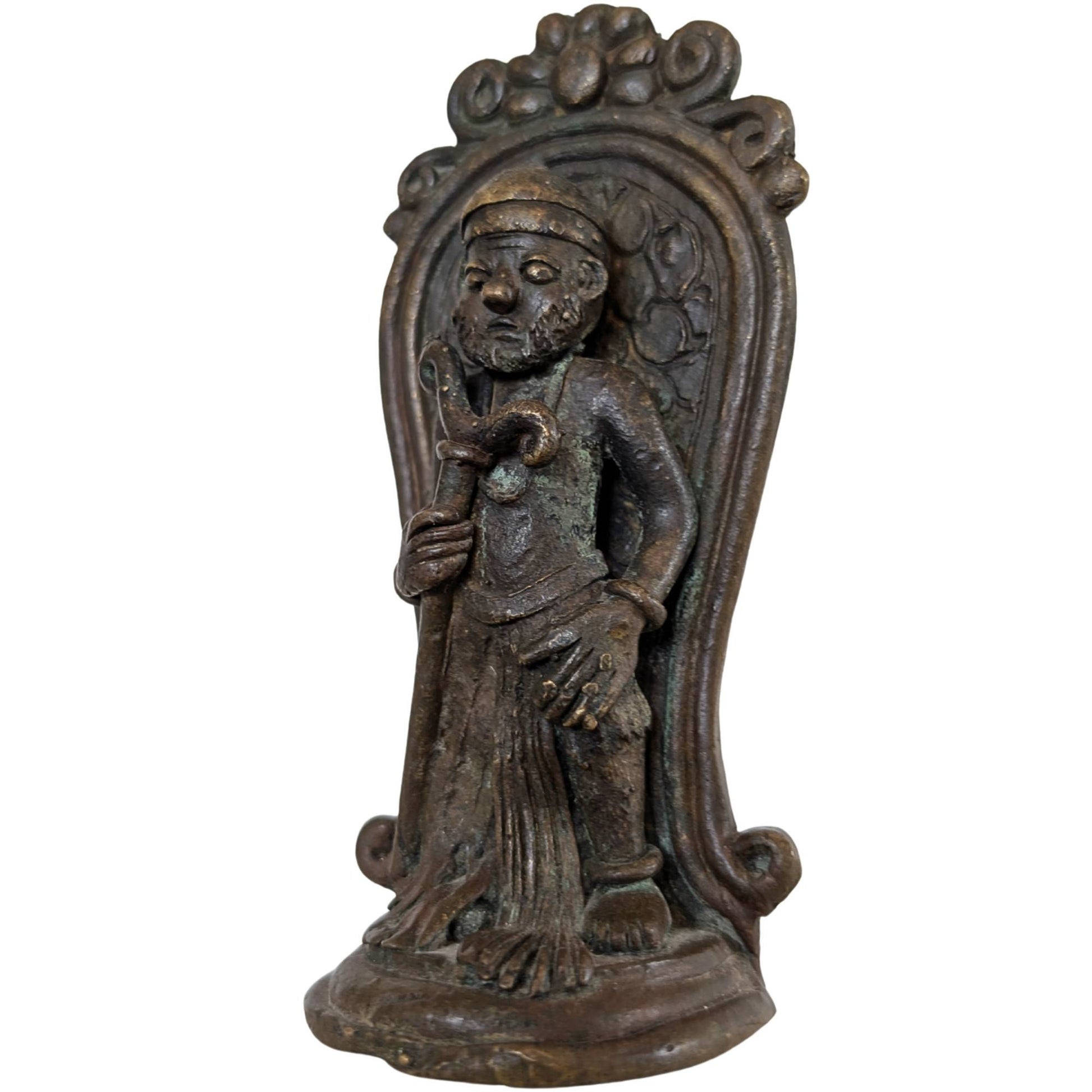 Semar-Mandorla-Dekoration-Bronze-Detail