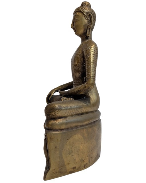 Bronzestatue des Shakyamuni Buddha aus der vorindustriellen Zeit