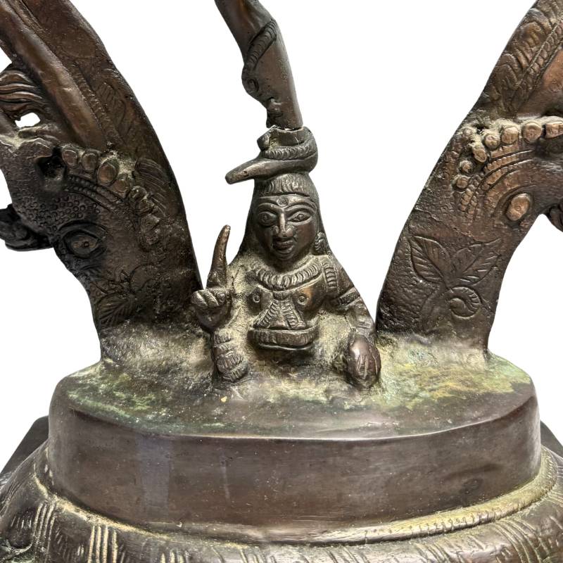 Shiva Nataraja Statue, Indien, Bronze, kosmischer Tanz, Sammlerstück