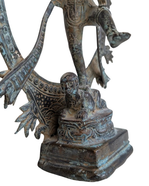 Bronzene Shiva Nataraja Tanzfigur aus Indonesien