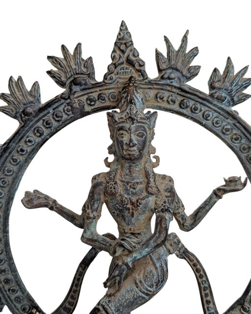 Bronzeskulptur von Shiva Nataraja aus Indonesien
...