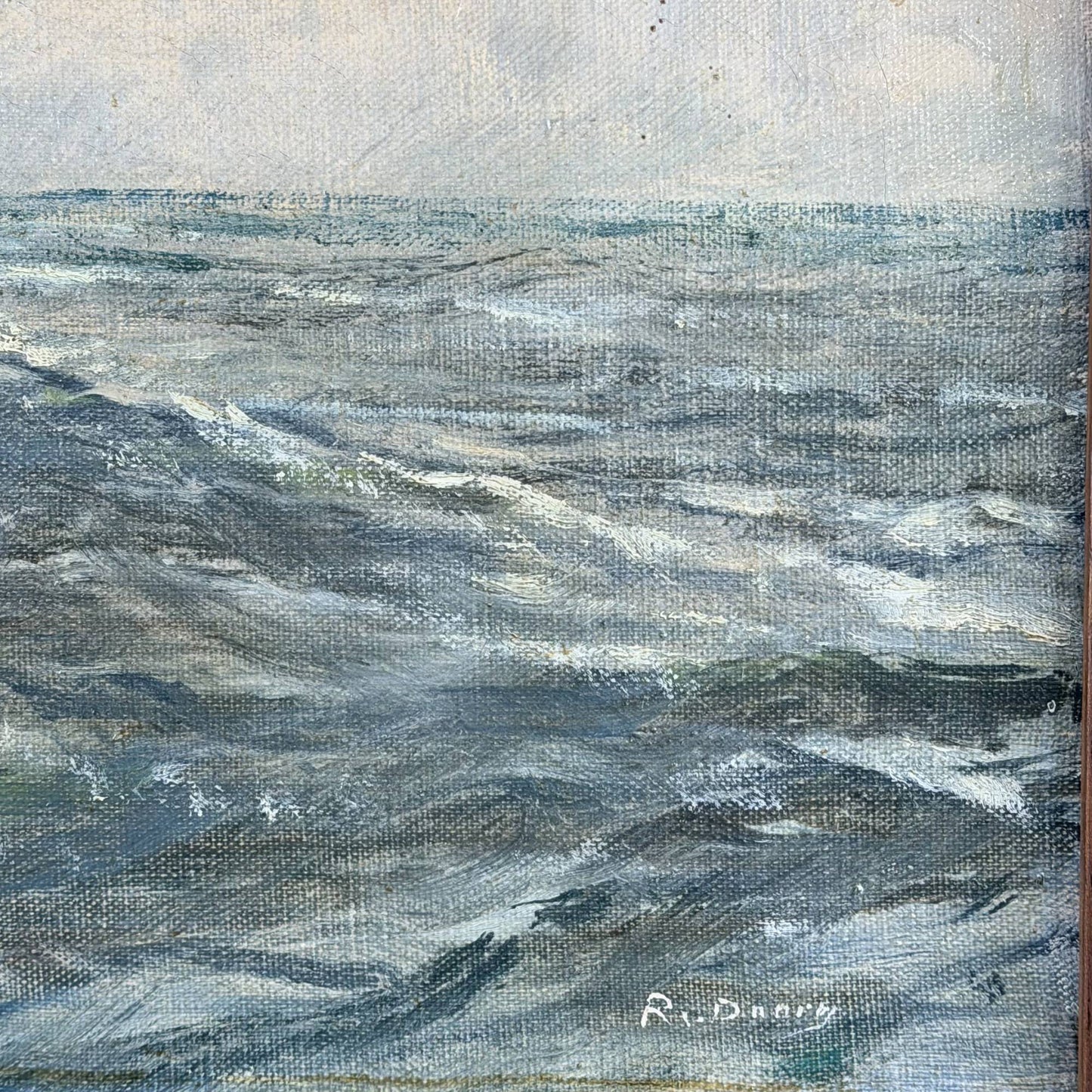 Signatur von -r-doorn-marine-painter-53x63cm-antique-painting