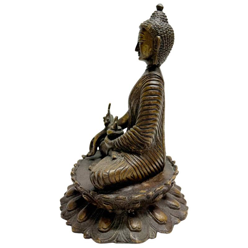Sino-tibetische Buddha-Skulptur aus Bronze