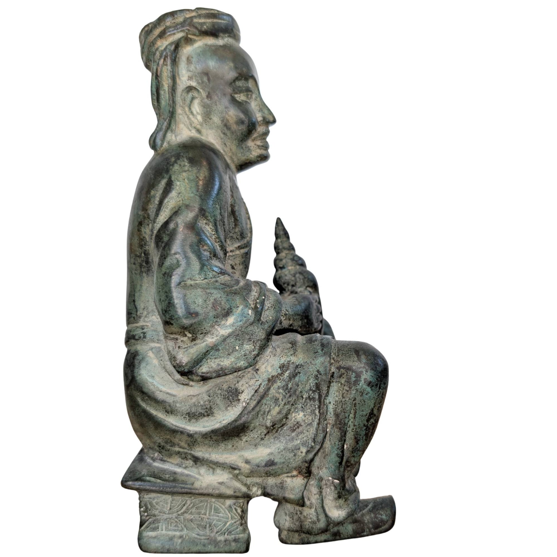 Seitenansicht des Unsterblichen zur Etablierung spiritueller Autorität