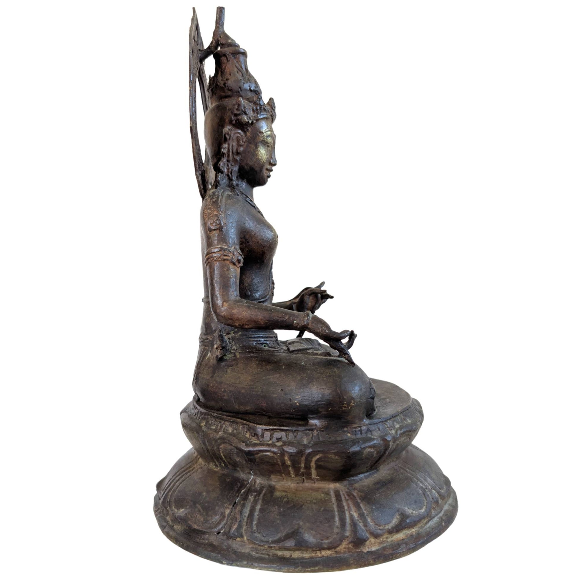 Bronzene Avalokiteshvara mit Einflüssen aus Srivijaya und Java