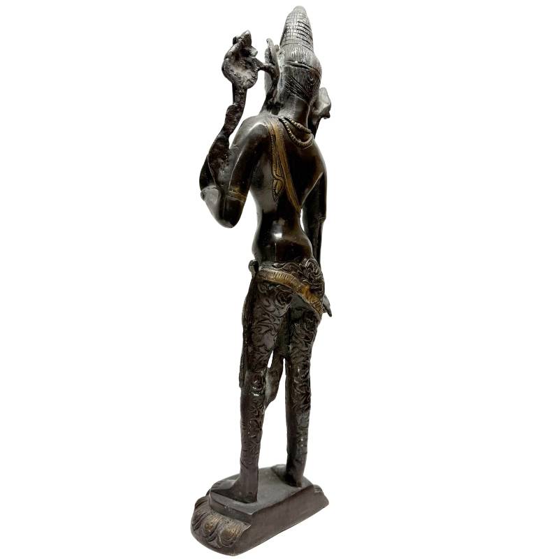 Stehende Tara-Bronzefigur, buddhistische Kunst aus dem Himalaya