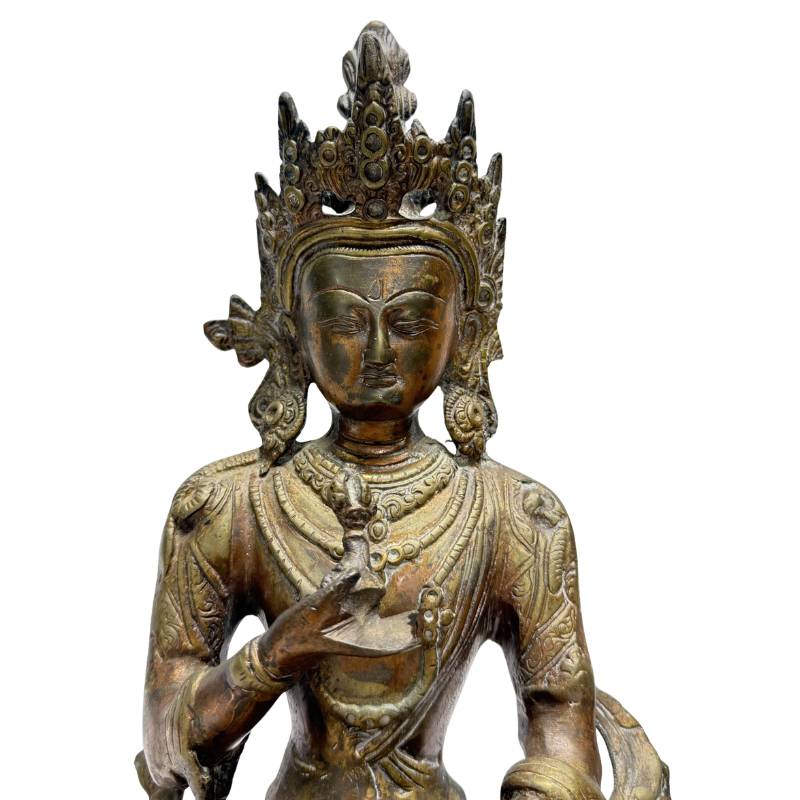 Tantrischer Vajrasattva aus Bronze aus der Himalaya-Region